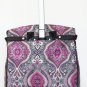 19" Computer/Laptop Bag Tote Duffel Rolling Wheel Case Purse Tablet Taj Pink