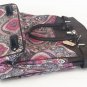 19" Computer/Laptop Bag Tote Duffel Rolling Wheel Case Purse Tablet Taj Pink