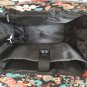 19" Computer/Laptop Bag Tote Duffel Rolling Wheel Case Purse Tablet Flower Black