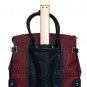 21"Computer/Laptop Bag Tote Duffel Carry Rolling 4Wheel Spinner Luggage Croc Red