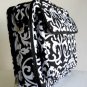17" Computer/Laptop Briefcase Bag Padded Travel Luggage Case Damask/Floral White