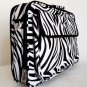 17" Computer/Laptop Ipad Briefcase Bag Padded Travel Office CarryOn Zebra Black