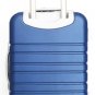 3Pc Luggage Set Hardside Rolling 4Wheel Spinner Upright CarryOn Travel Blue Navy