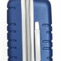3Pc Luggage Set Hardside Rolling 4Wheel Spinner Upright CarryOn Travel Blue Navy