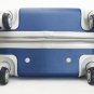 3Pc Luggage Set Hardside Rolling 4Wheel Spinner Upright CarryOn Travel Blue Navy