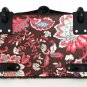 19" Computer/Laptop Bag Tote Duffel Rolling Wheel Case Purse Tablet Flower Pink