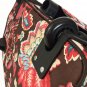 19" Computer/Laptop Bag Tote Duffel Rolling Wheel Case Purse Tablet Flower Pink