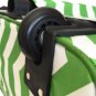19"Computer/Laptop Bag Tote Duffel Rolling Wheel Case Purse Tablet Chevron Green