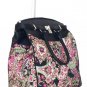 19"Computer/Laptop Bag Tote Duffel Rolling Wheel Case Purse Tablet Paisley Green