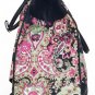 19"Computer/Laptop Bag Tote Duffel Rolling Wheel Case Purse Tablet Paisley Green