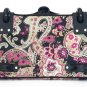 19"Computer/Laptop Bag Tote Duffel Rolling Wheel Case Purse Tablet Paisley Green