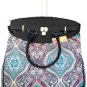 19" Computer/Laptop Bag Tote Duffel Rolling Wheel Case Purse Tablet Taj Blue
