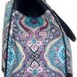 19" Computer/Laptop Bag Tote Duffel Rolling Wheel Case Purse Tablet Taj Blue