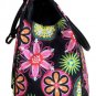 19" Computer/Laptop Bag Tote Duffel Rolling Wheel Case Purse Tablet Flower Pink