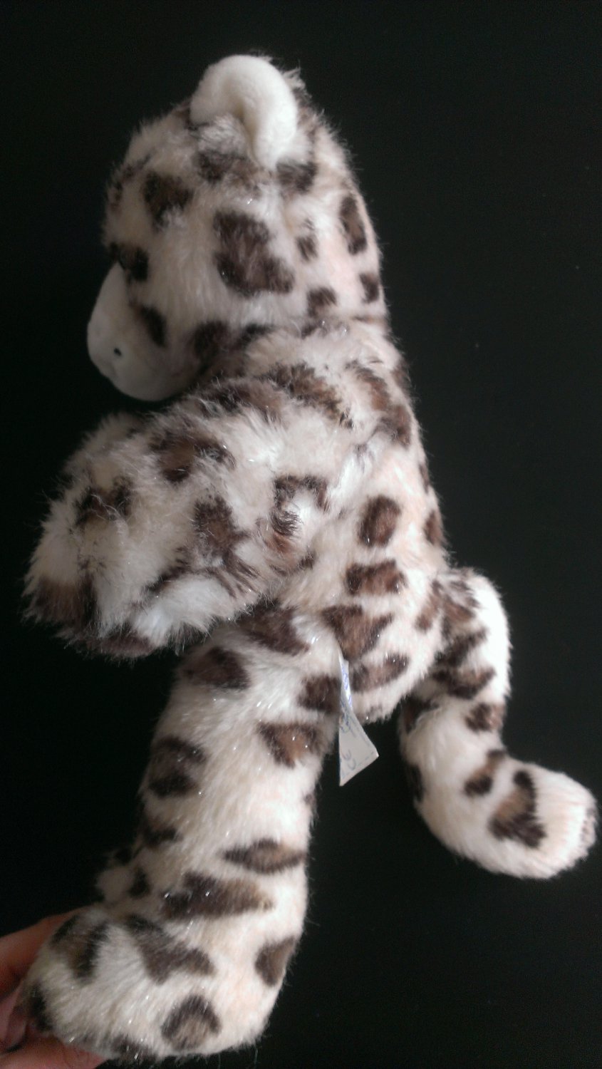 Build A Bear Sparkly Snow Leopard Cat 16 in