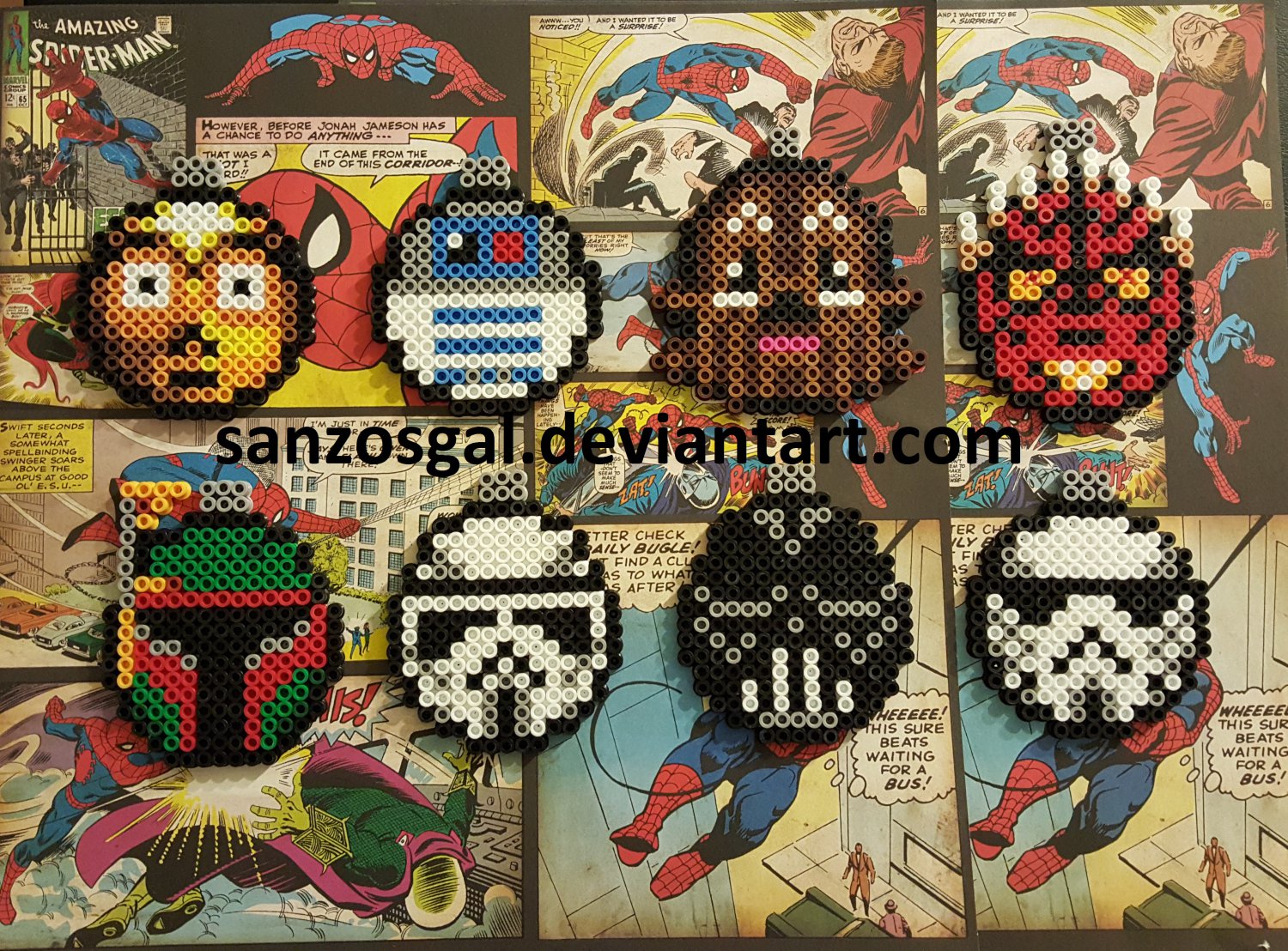 Star Wars Christmas perler bead ornament