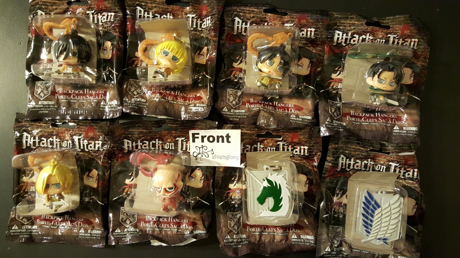 attack on titan backpack hangers