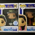 Funko POP Disney Aladdin the Movie #541 Princess Jasmine Funko Shop + #543 HT Ex