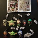 Star Wars the Mandalorian Series 2 3D Character Bag Clips Set of 9 by Monogram