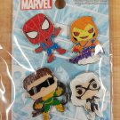 Funko Pop! Pin Set of 4 Spider-Man Animated Target Exclusive Enamel Pins