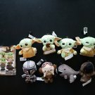 Star Wars the Mandalorian Plush Character Bag Clips Set of 8 by Monogram