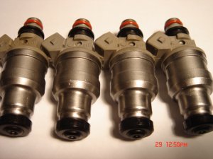 1990-94 MITSUBISHI ECLIPSE GSX TURBO 2.0 4CYL FUEL INJECTORS SET