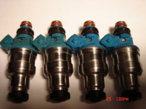 1990-94 MITSUBISHI ECLIPSE GSX 2L L4 FUEL INJECTORS SET