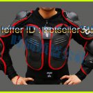 HOT FOX Black Red Gilet Jackets Protector Body Armor Motorcycle Gear Racing Armour M L XL XXL XXXL