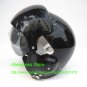TK Chinese Military Air Force Jet Pilot Open Face Motorcycle Black Helmet & Visor Free
