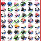 New ABS Half Bol Vespa Cycling Open Face Motorcycle Helmet & Goggles SIZE M , L , XL