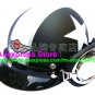 P.16 ABS Half Bol Cycling Open Face Motorcycle Matt Black # White Star Helmet Casco Casque & Goggles