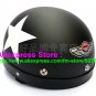P.02 ABS Half Bol Vespa Cycling Open Face Motorcycle Matt Black Helmet Casco Casque & Goggles Free