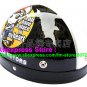 P.06 ABS Half Bol Cycling Open Face Motorcycle Black # Motor Girl Helmet Casco Casque & Goggles