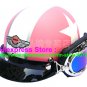P.10 ABS Half Bol Cycling Open Face Motorcycle Matt Pink # White Star Helmet Casco Casque & Goggles