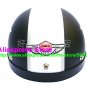 P.16 ABS Half Bol Cycling Open Face Motorcycle Matt Black # White Star Helmet Casco Casque & Goggles