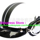 P.24 ABS Half Bol Cycling Open Face Motorcycle Matt White # Black Helmet Casco Casque & Goggles