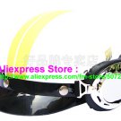 P.33 ABS Half Bol Cycling Open Face Motorcycle White # Yellow Helmet Casco Casque & Goggles