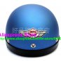 P.35 ABS Half Bol Cycling Open Face Motorcycle Matt Blue Helmet Casco Casque & Goggles