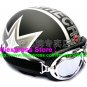 P.50 ABS Half Bol Cycling Open Face Motorcycle Matt Black # character Helmet Casco Casque & Goggles