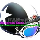 P.54 ABS Half Bol Cycling Open Face Motorcycle Matt Black # White Star Helmet Casco Casque & Goggles