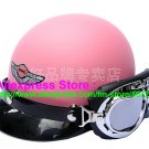 P.64 ABS Half Bol Cycling Open Face Motorcycle Full Matt Pink Helmet Casco Casque & Goggles