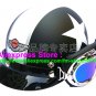P.54 ABS Half Bol Cycling Open Face Motorcycle Matt Black # White Star Helmet Casco Casque & Goggles