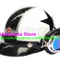 P.69 ABS Half Bol Cycling Open Face Motorcycle White # White Star Helmet Casco Casque & Goggles