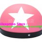 P.71 ABS Half Bol Cycling Open Face Motorcycle Matt Pink # White Star Helmet Casco Casque & Goggles