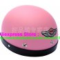 P.73 ABS Half Bol Cycling Open Face Motorcycle Full Pink Helmet Casco Casque & Goggles