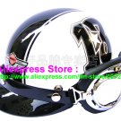 P.78 ABS Half Bol Cycling Open Face Motorcycle White # Black 13 Helmet Casco Casque & Goggles