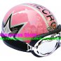 P.76 ABS Half Bol Cycling Open Face Motorcycle Pink # character Helmet Casco Casque & Goggles