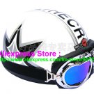 P.94 ABS Half Bol Cycling Open Face Motorcycle White # character Helmet Casco Casque & Goggles