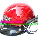 P.101 ABS Half Bol Cycling Open Face Motorcycle Full Red Helmet Casco Casque & Goggles
