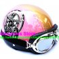 P.87 ABS Half Bol Cycling Open Face Motorcycle Pink # Motor pattern Helmet Casco Casque & Goggles